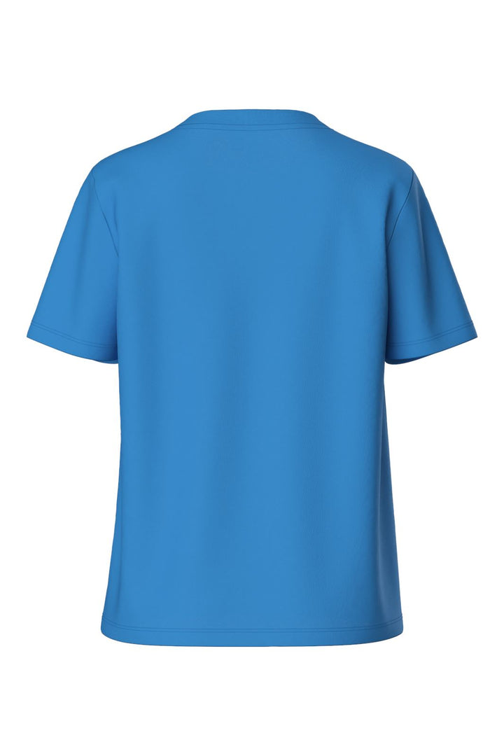 Pieces - Pcria Ss Solid Tee - 4651308 Azure Blue