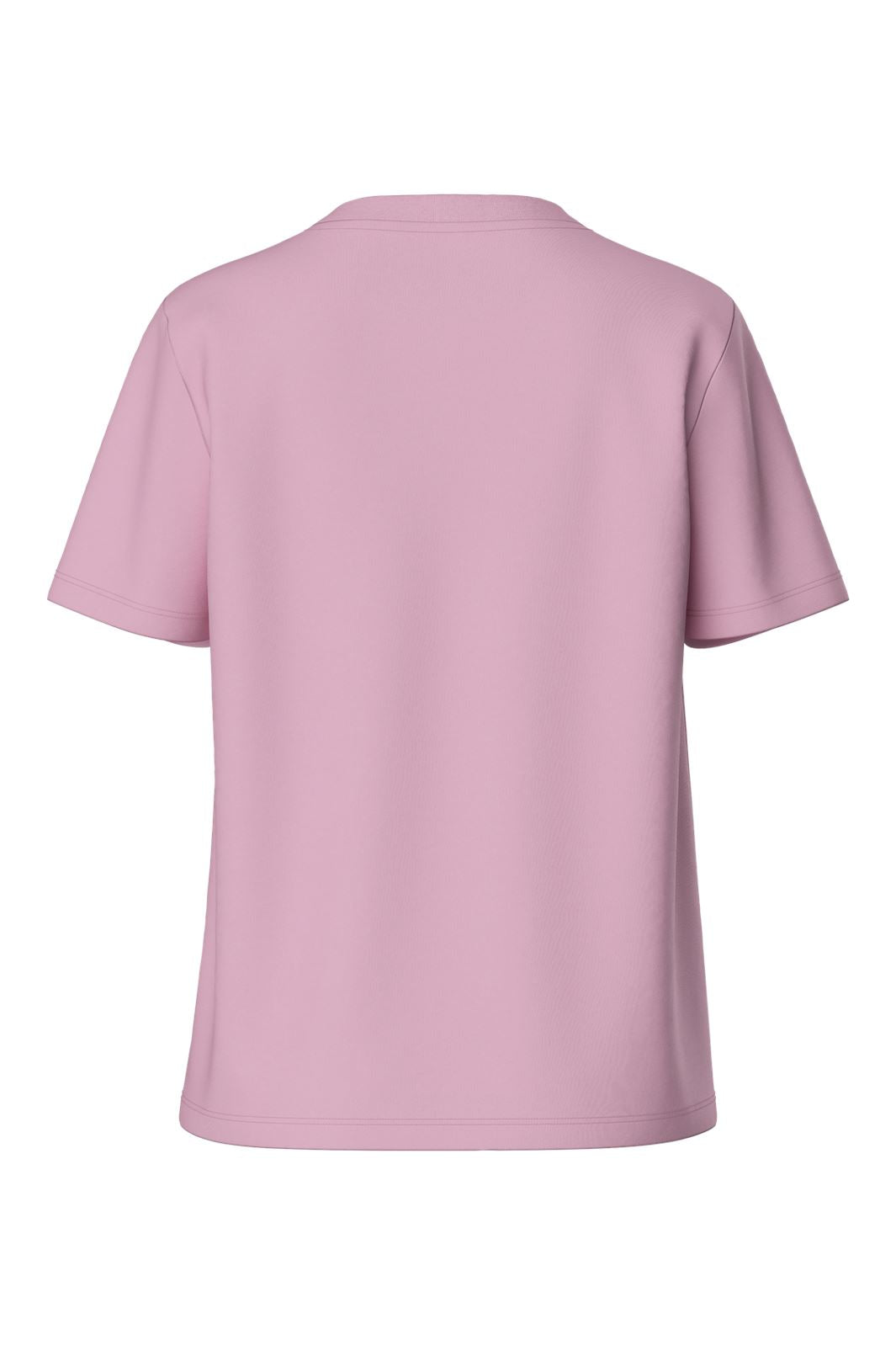 Pieces - Pcria Ss Solid Tee - 4651312 Roseate Spoonbill