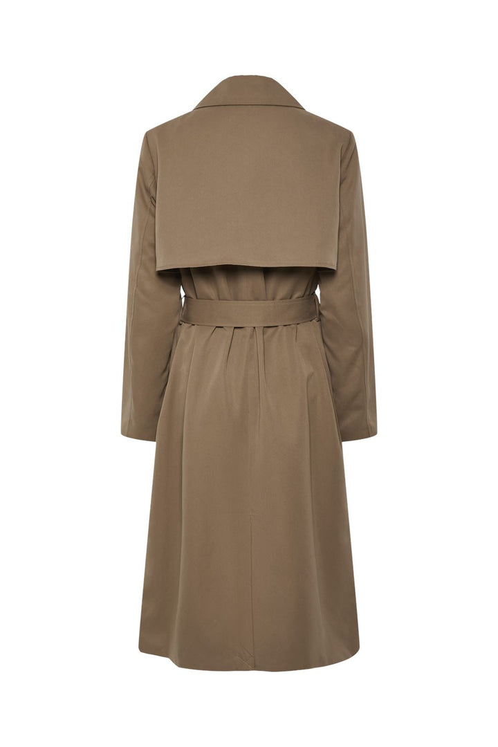 Pieces - Pcscarlett Ls Trenchcoat - 4638249 Brown Lentil