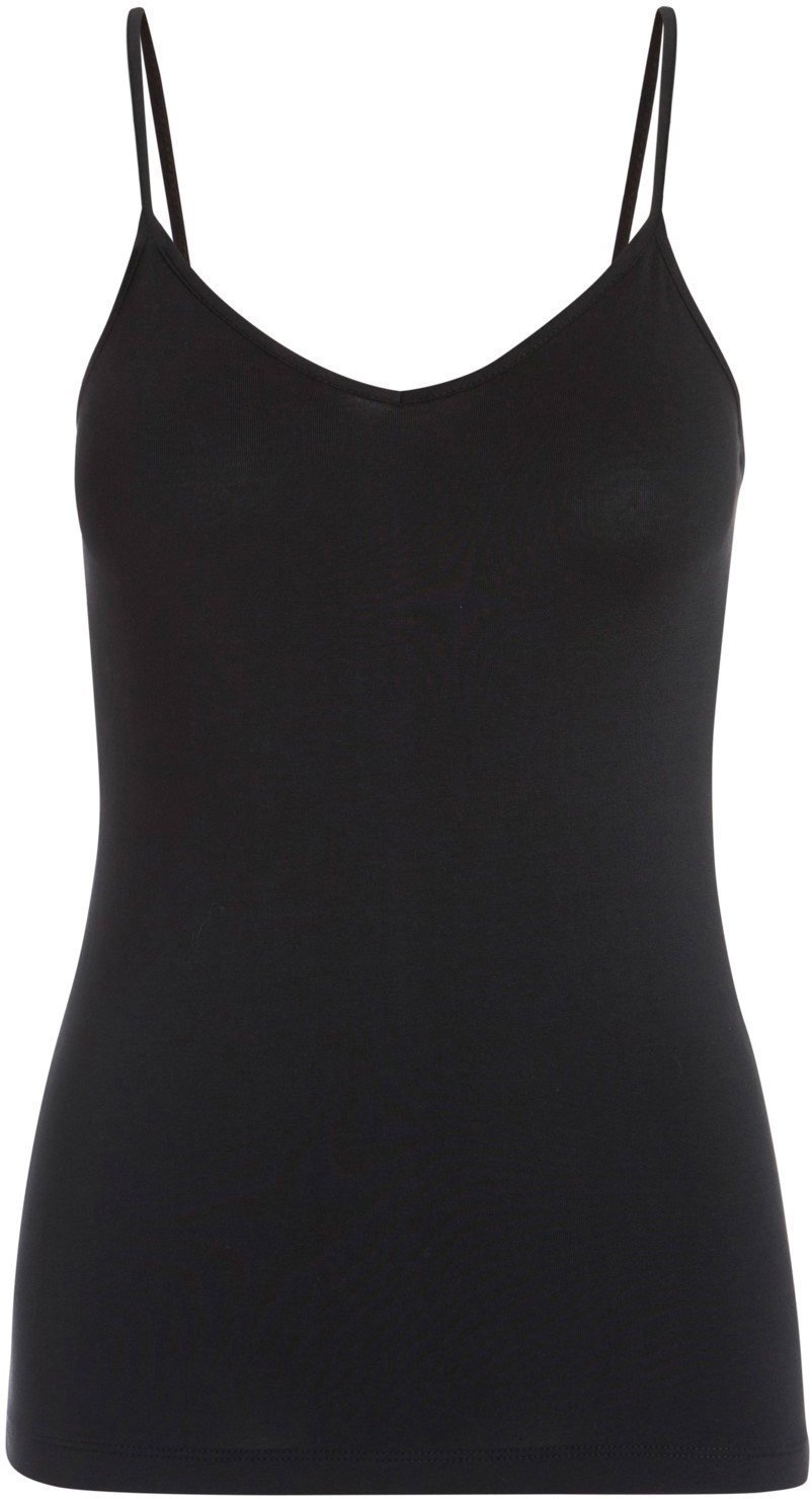 PIECES - Sirene Singlet - Black Toppe 