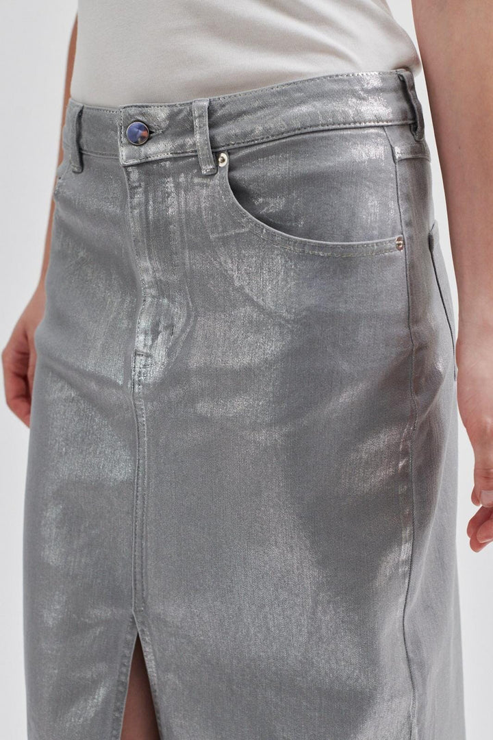 Second Female - Aspect Skirt - 7019 Silver Nederdele 