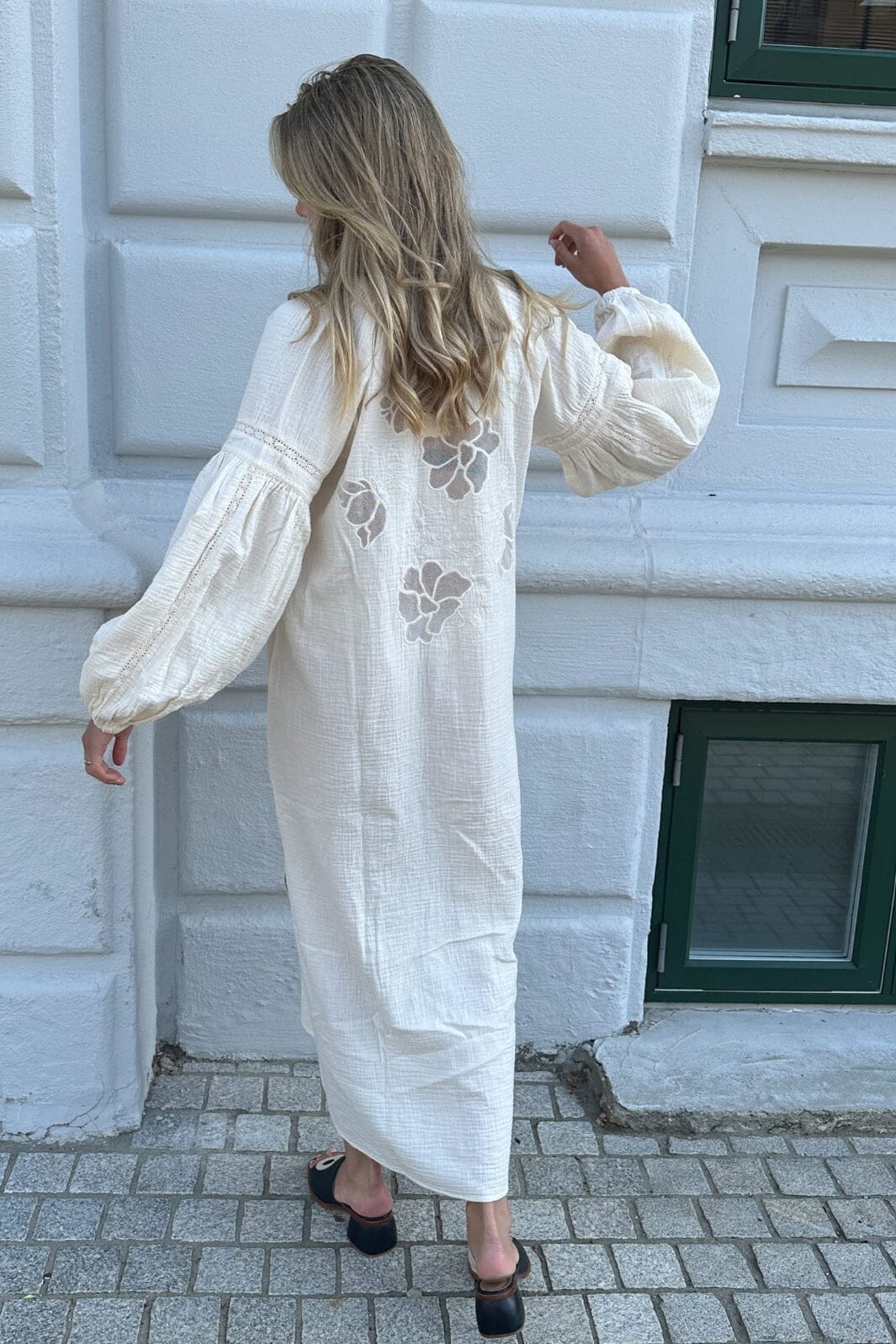 Sissel Edelbo - Cody Organic Cotton Caftan SE 1226 - Off White Kjoler 