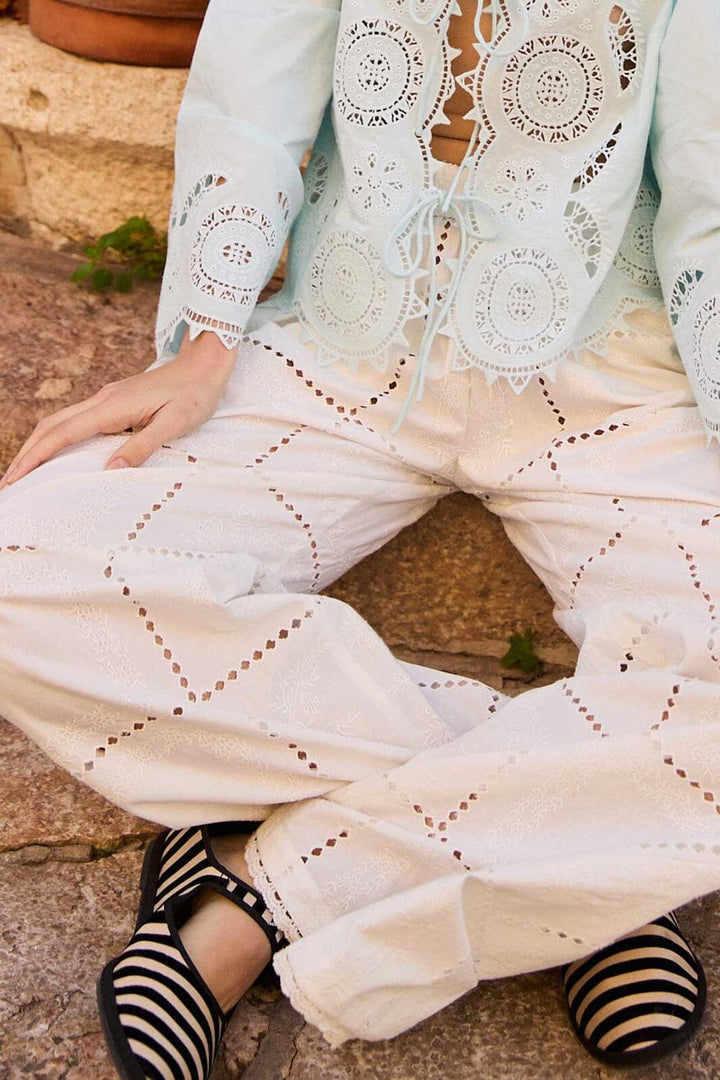 Sissel Edelbo - Hilde Pants SE 1580 - White Squares