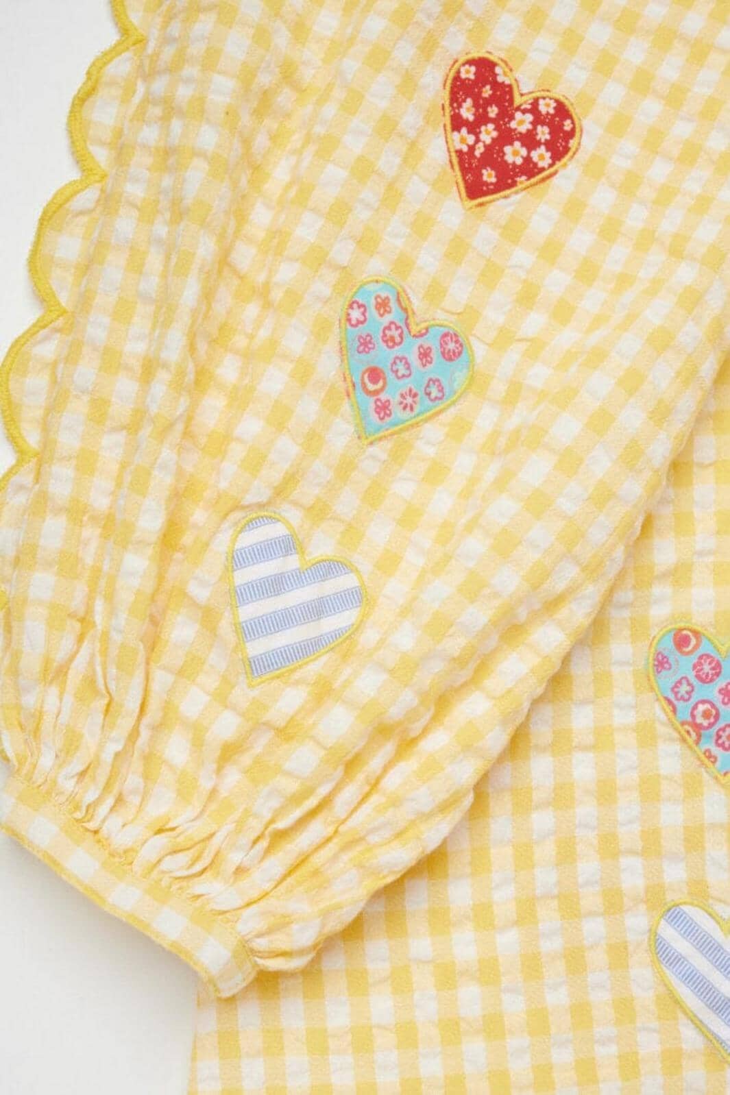 Sissel Edelbo - Kamal Organic Cotton Dress SE 1233 - Yellow Checks Kjoler 