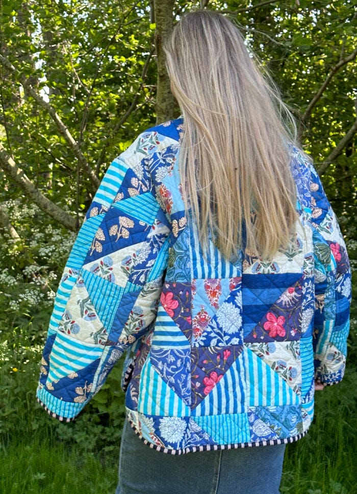 Sissel Edelbo - Shaneela Jacket SE 1458 - Blue Patchwork Jakker 