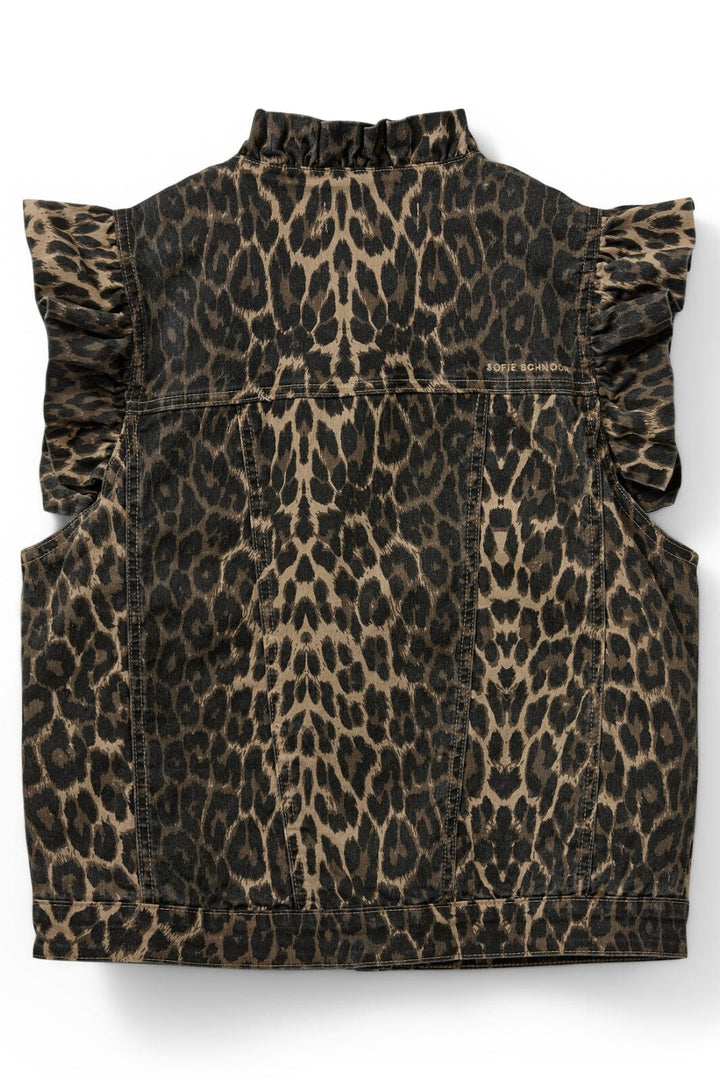 Sofie Schnoor - Farahsw Vest S251428 - 9086 - Light Brown Leopard Veste 