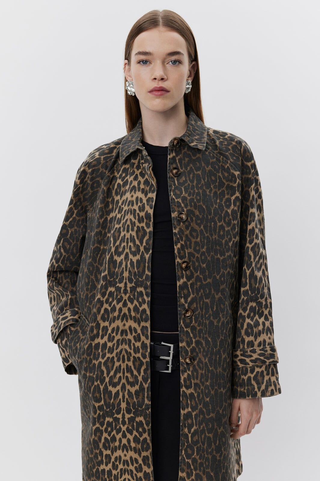 Sofie Schnoor - Filipasw Coat S251425 - 9086 - Light Brown Leopard Frakker 