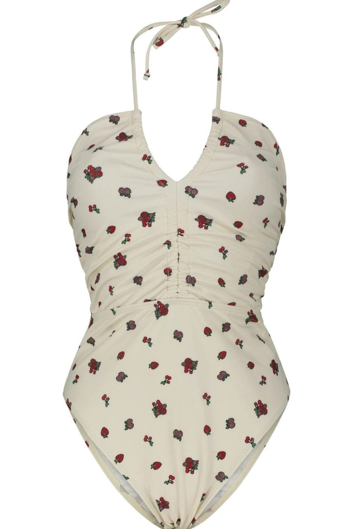 Sofie Schnoor - S241210 Swimsuit - Berry Print Badedragter 