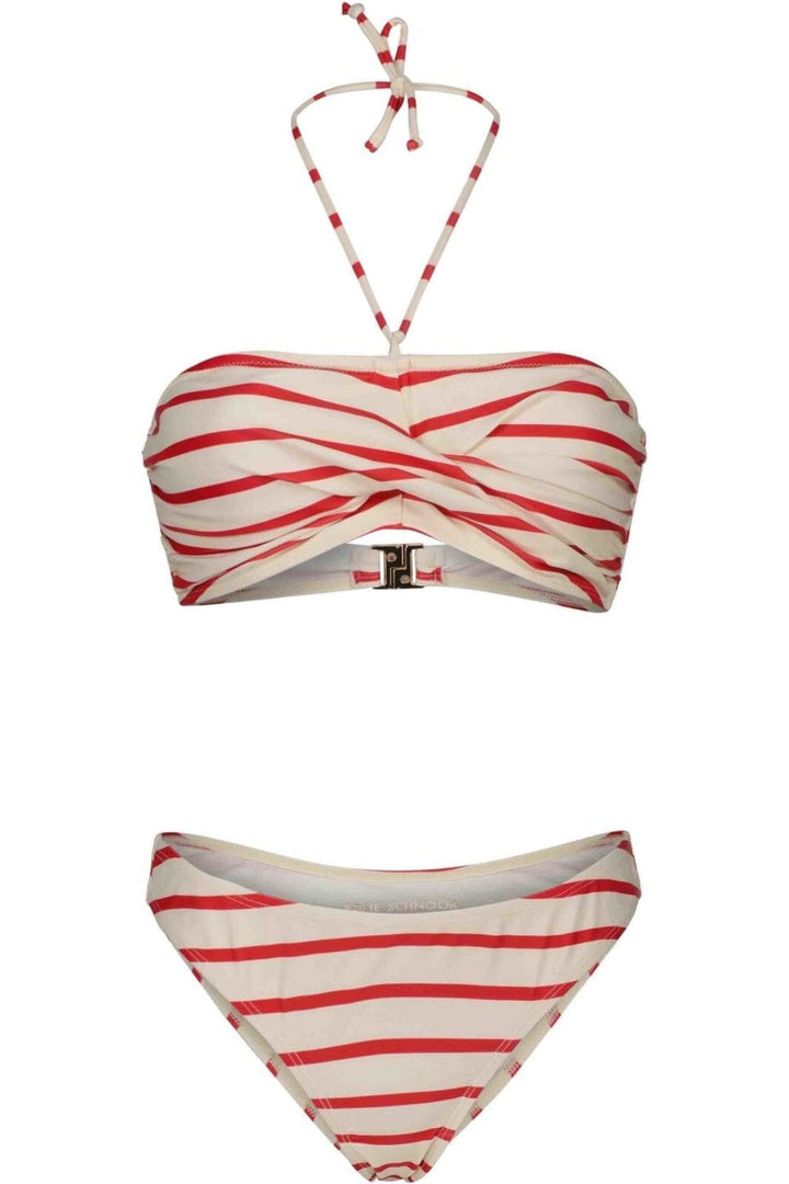 Sofie Schnoor - S241270 Bikini - Red Striped Bikinier 