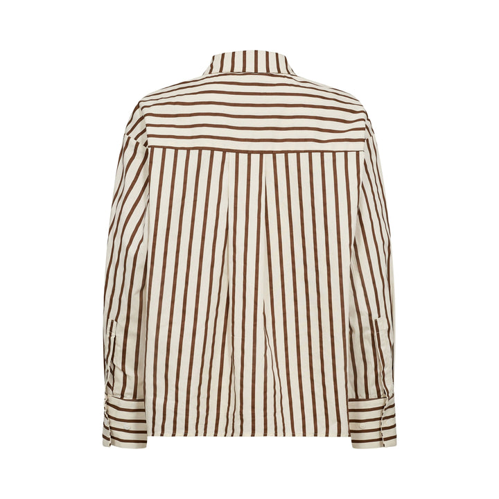 Sofie Schnoor - Shirt - 7113 Brown Striped Skjorter 