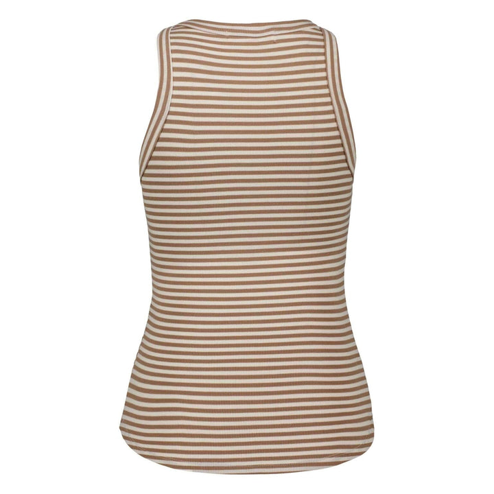 Sofie Schnoor - Snos434 Top - Beige Striped Toppe 