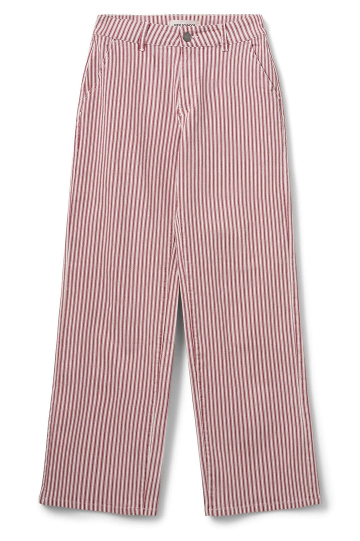 Sofie Schnoor - Trousers SNOS665 - 4139 - Red Striped Bukser 