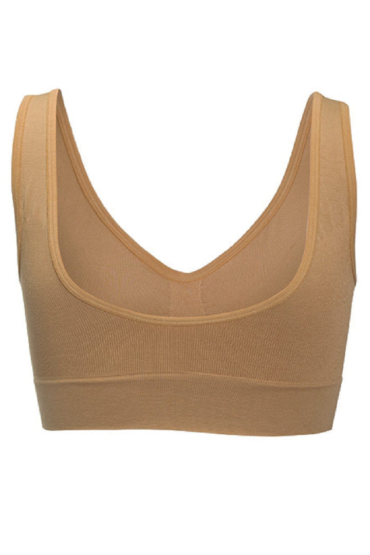 Soft basic - Haily Bra top wide strap 2 pak - nude BH 