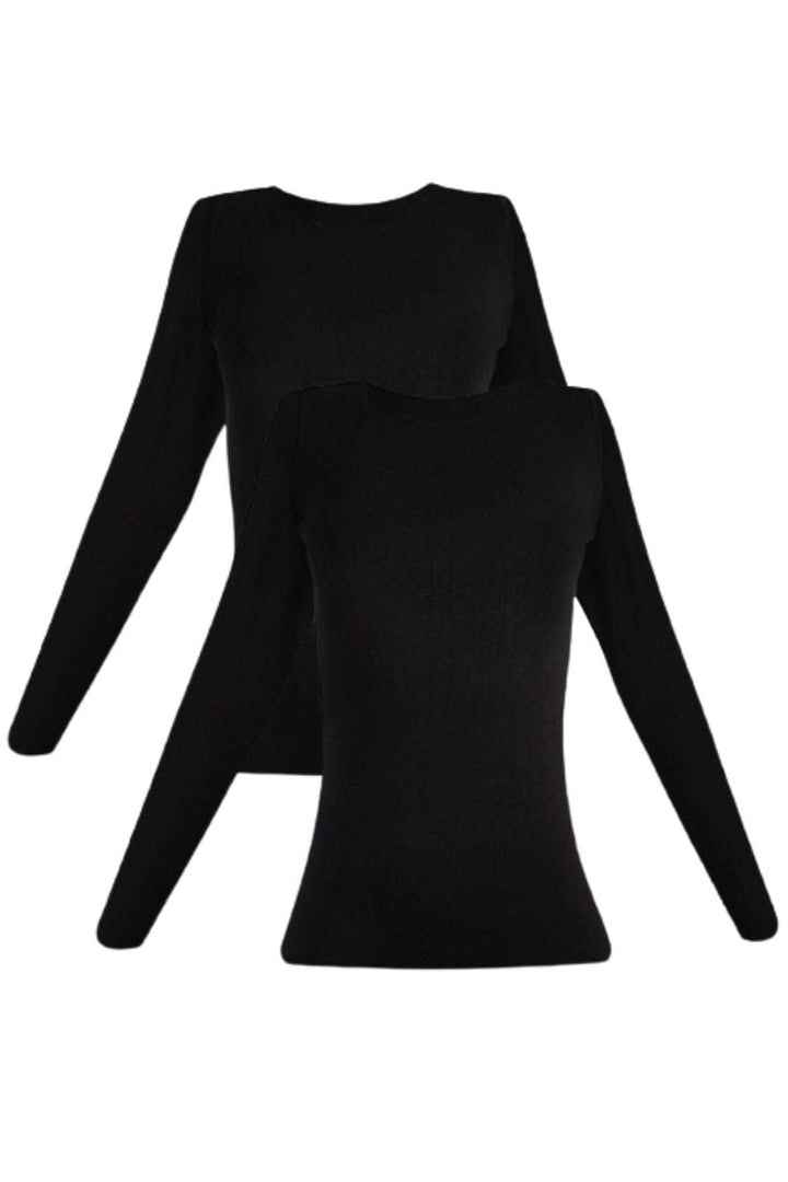 Soft basic - Haily Shirt 2 pak - black Trøjer 