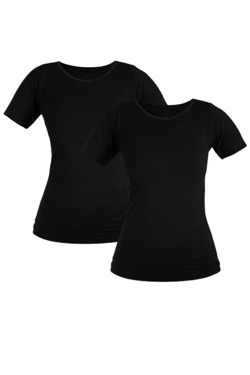 Soft basic - Haily t-shirt 2 pak - black T-shirts 