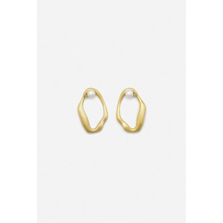 Sorelle Jewellery - Flow Earring - Forgyldt Øreringe 