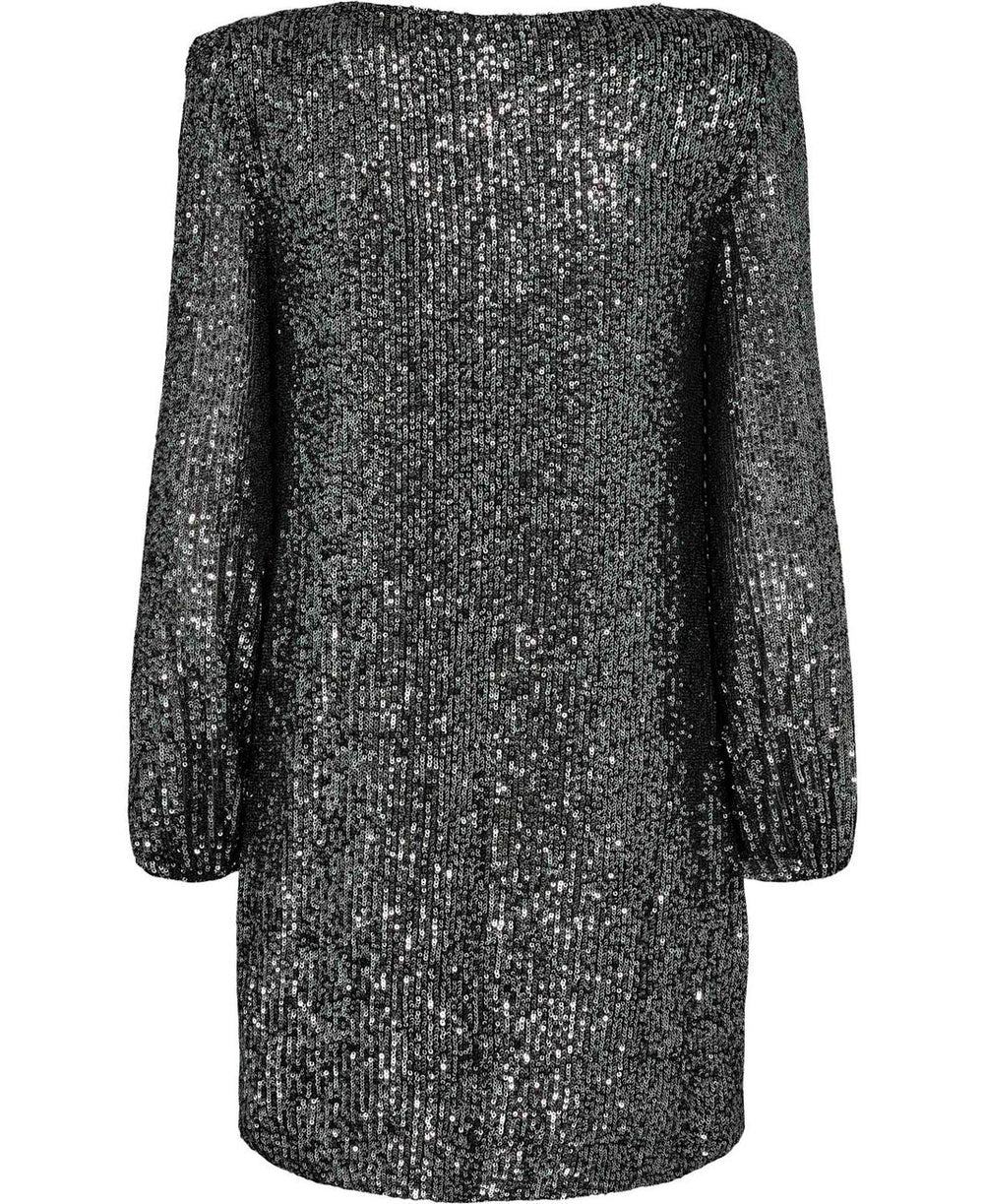 Steve Madden - Delorean Mini Dress - Black Sequins Kjoler 