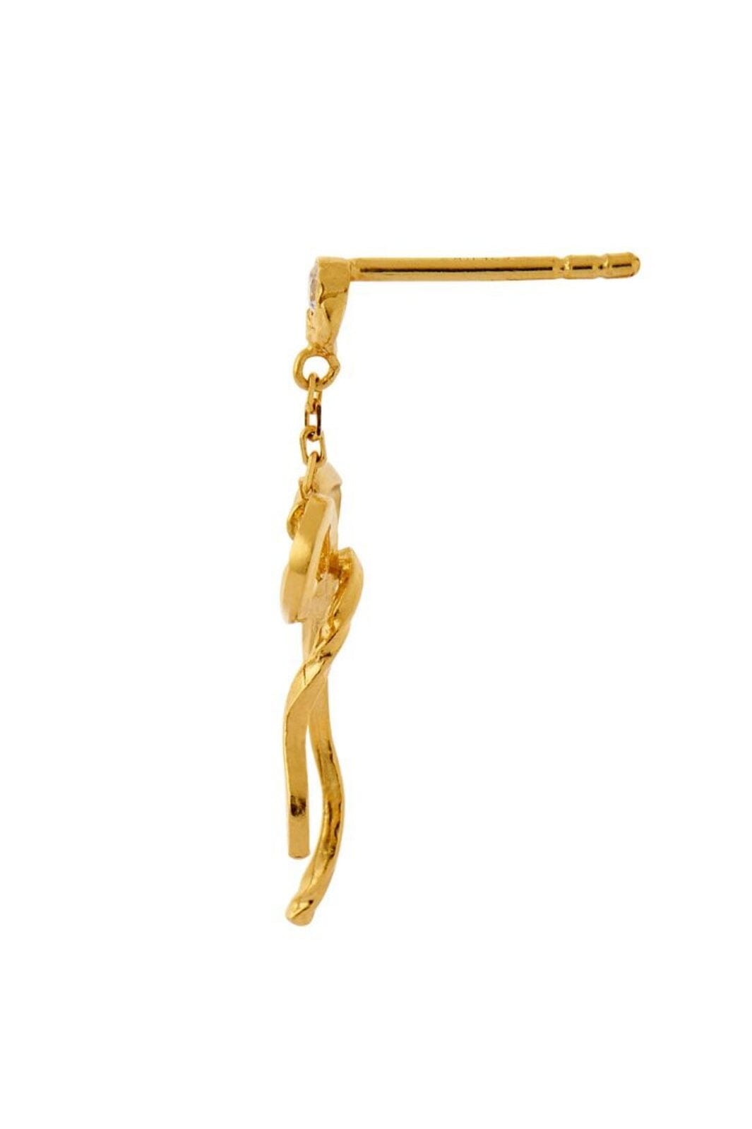 Stine A - Dangling Flow Bow Earring - Single - 1362-02 