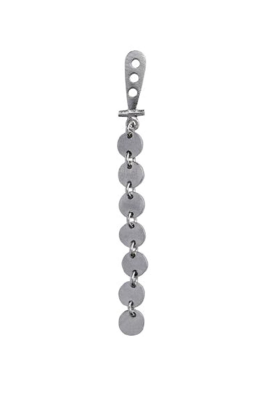 Stine A - Petit Coins Behind Ear Earring - Silver Øreringe 