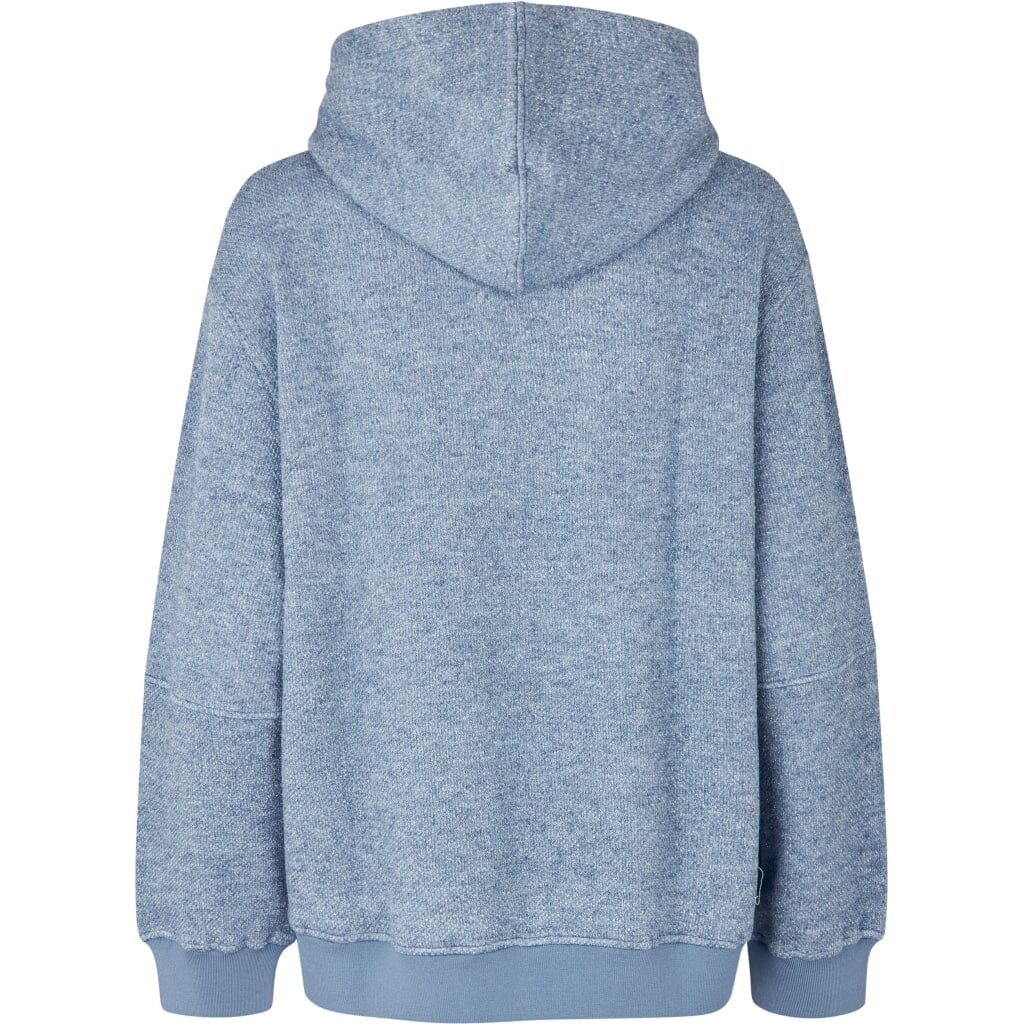 Stine Goya - Oversize Casual Hoodie, 2299 Heavy Lurex Jersey - Infinity Blue Sweatshirts 