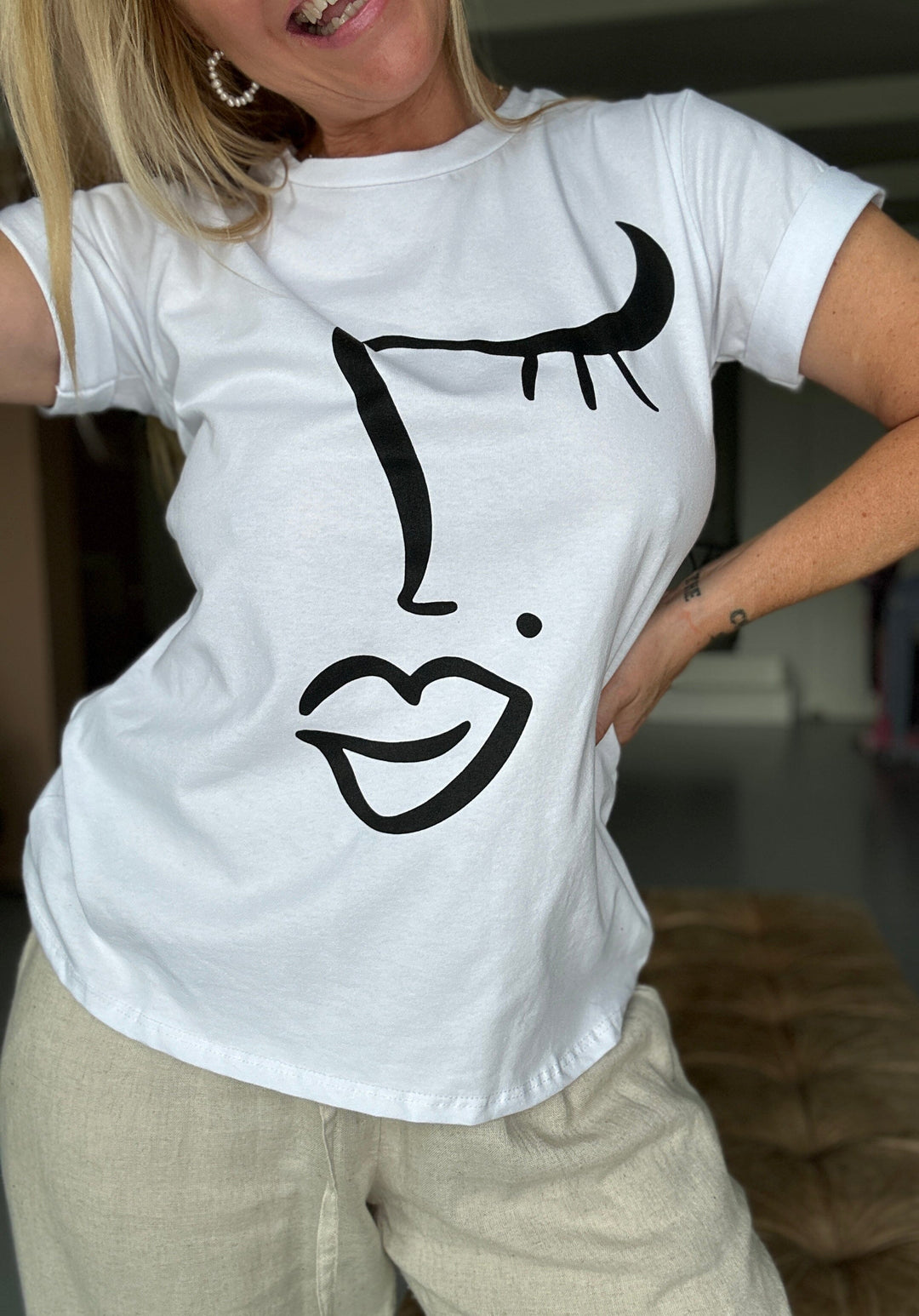 T-shirt 9755-5 - White T-shirts 