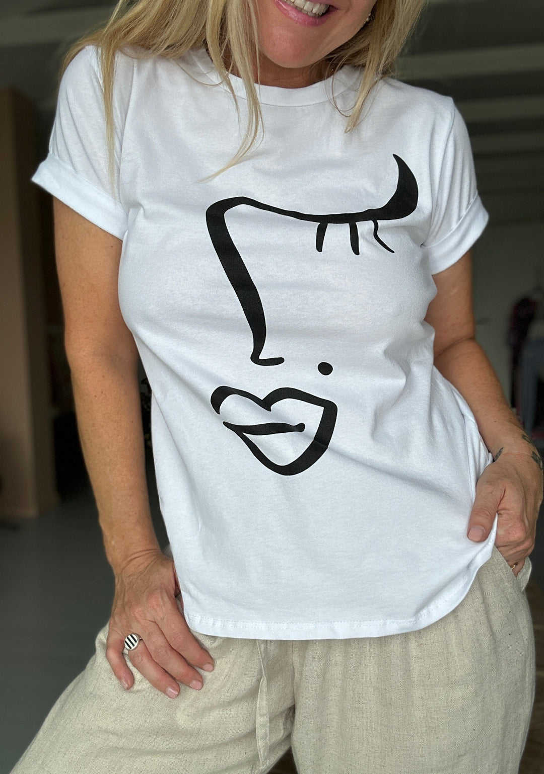 T-shirt 9755-5 - White T-shirts 