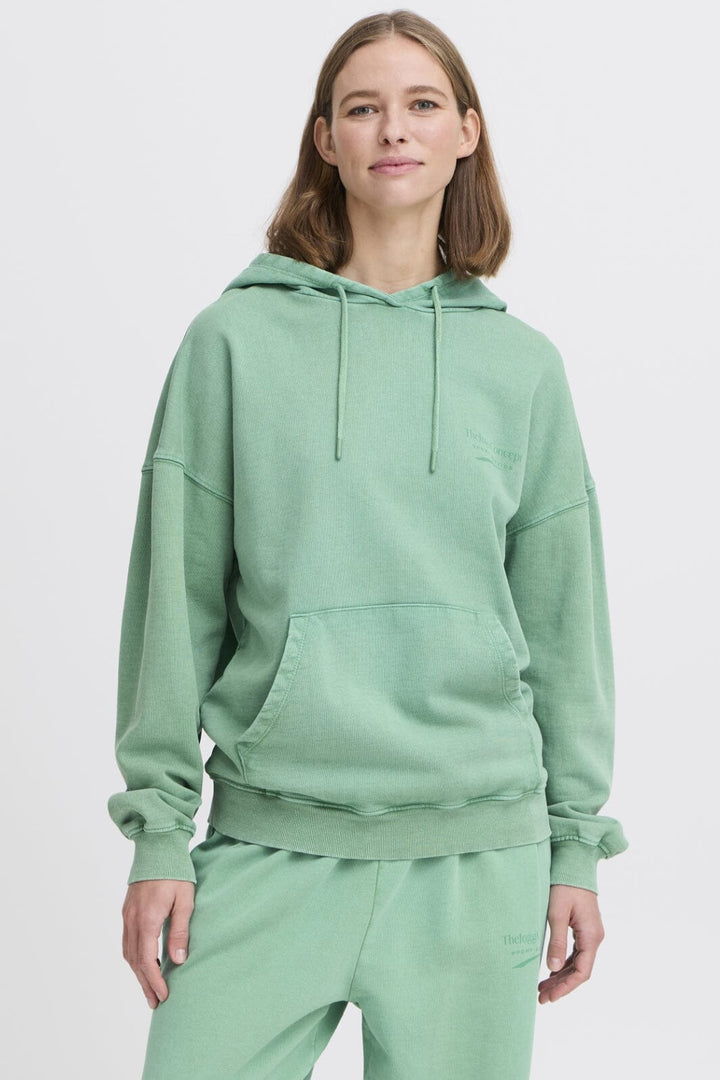 The Jogg Concept - Jcrubi Logo Hoodie - 176153 Fern Green