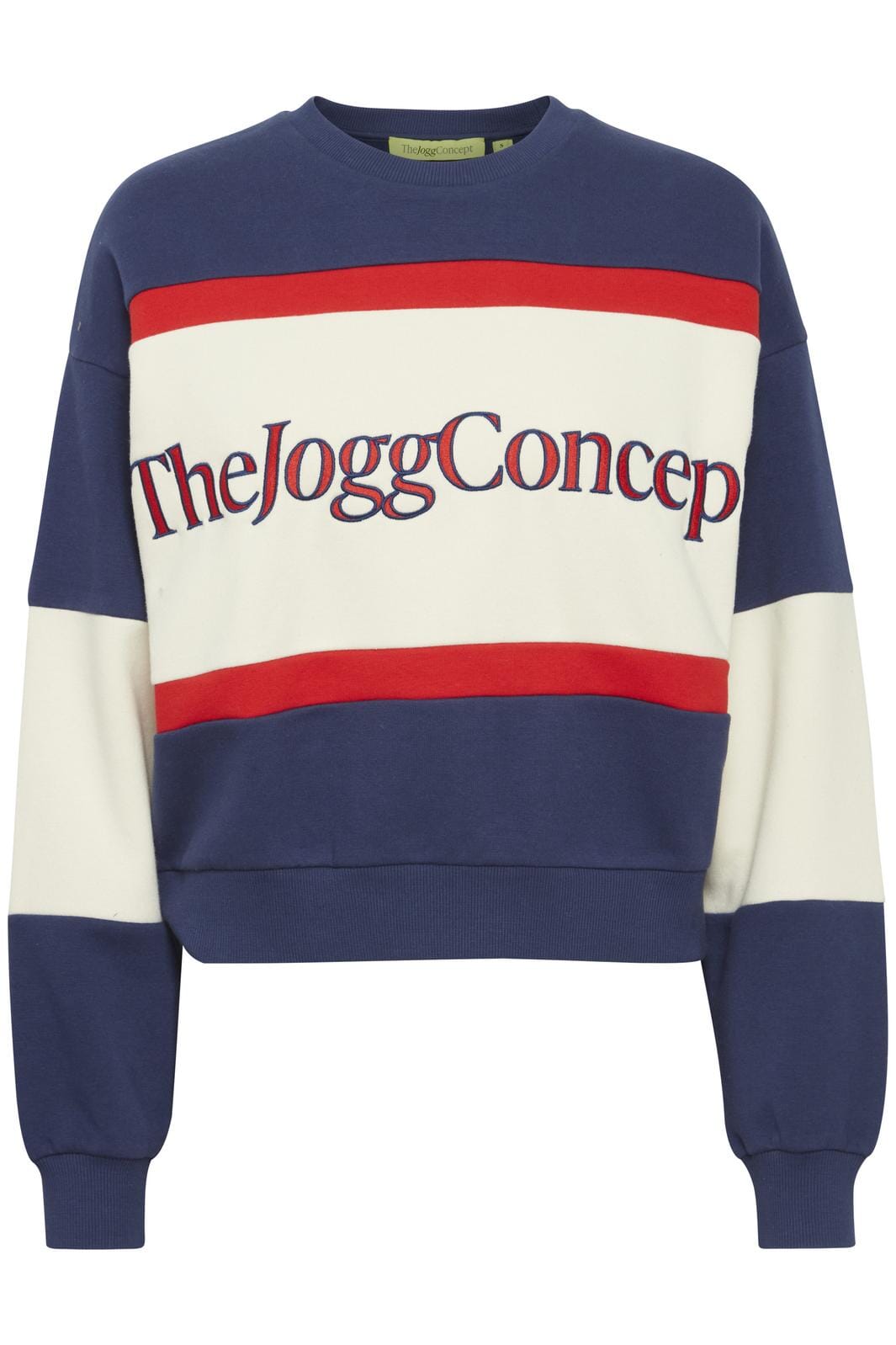 The Jogg Concept - Jcsage Logo Sweatshirt - Medieval Blue Mix