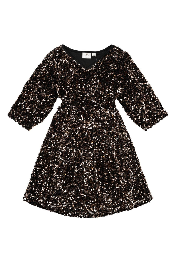 The New - Tnmarlin Sequin Ss Dress TN5904 - Black Beauty