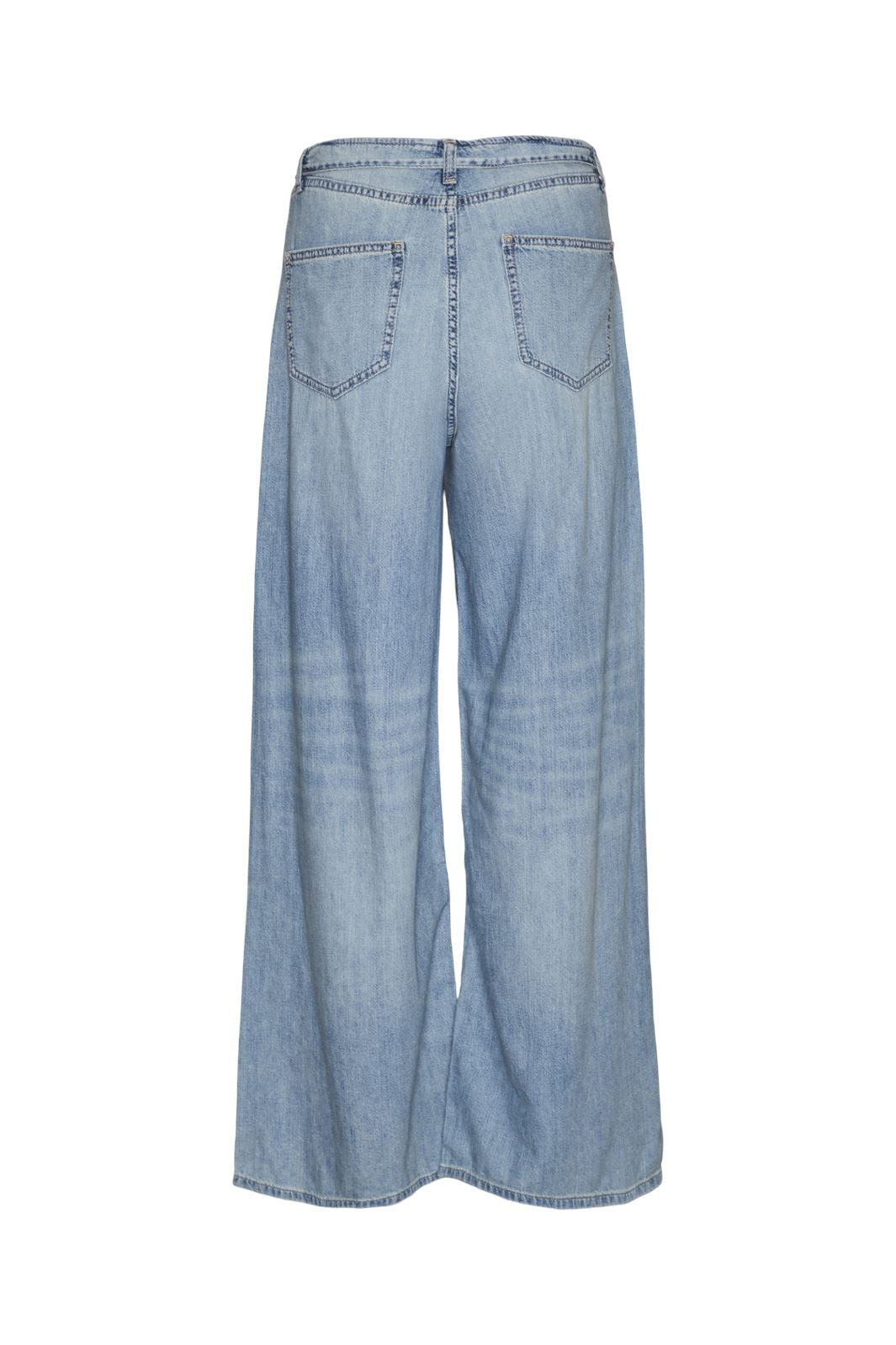 Vero Moda - Vmannet Mr Wide Belt Jeans Me309 - 4505185 Light Blue Denim