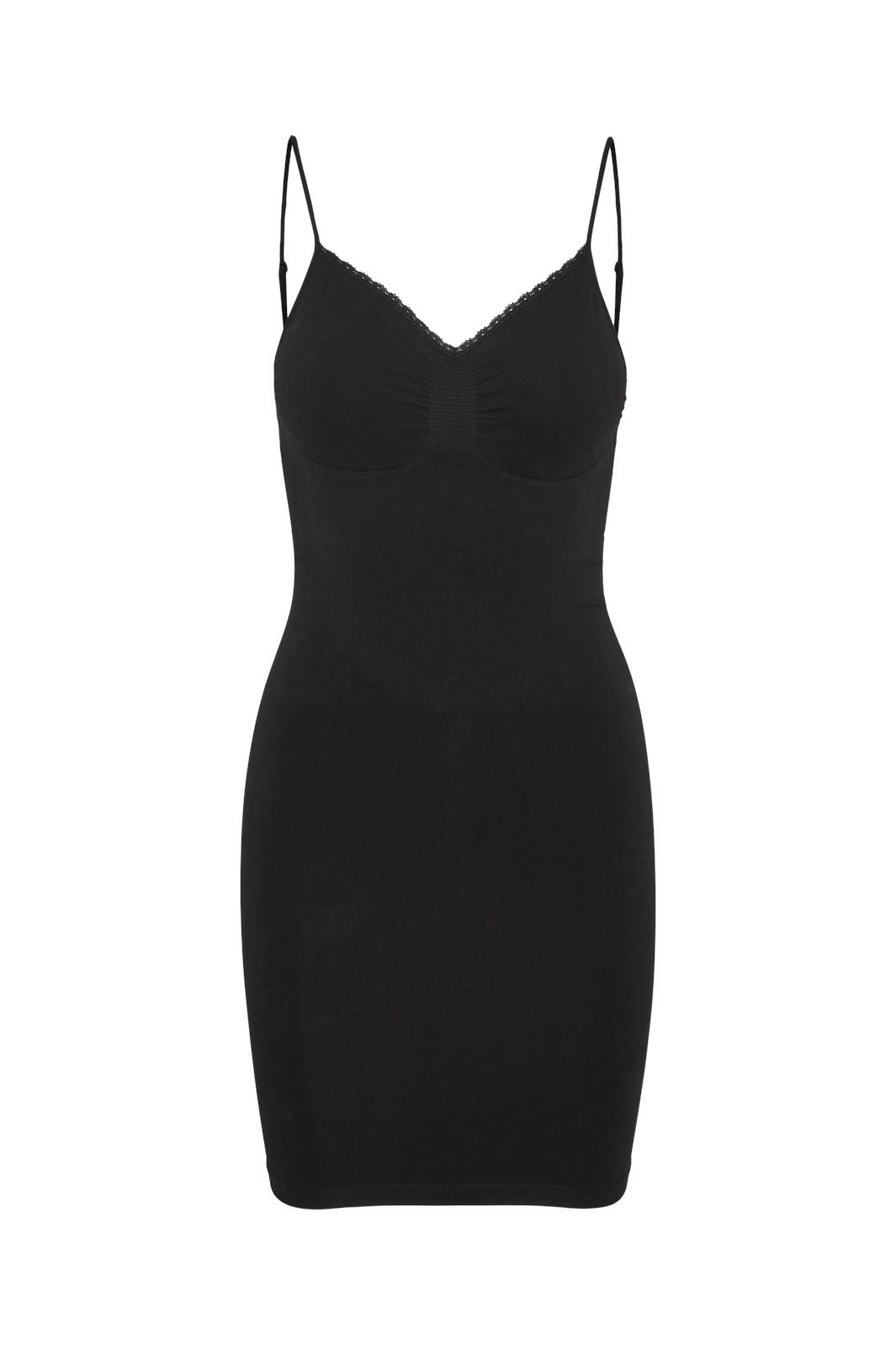 Vero Moda Accessories - Vmsilla Shape Lace Deep Back Dress - 4596736 Black