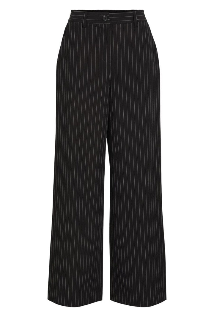 Vila - Vikanda Pants - 4730369 Black Pinstripe Bukser 