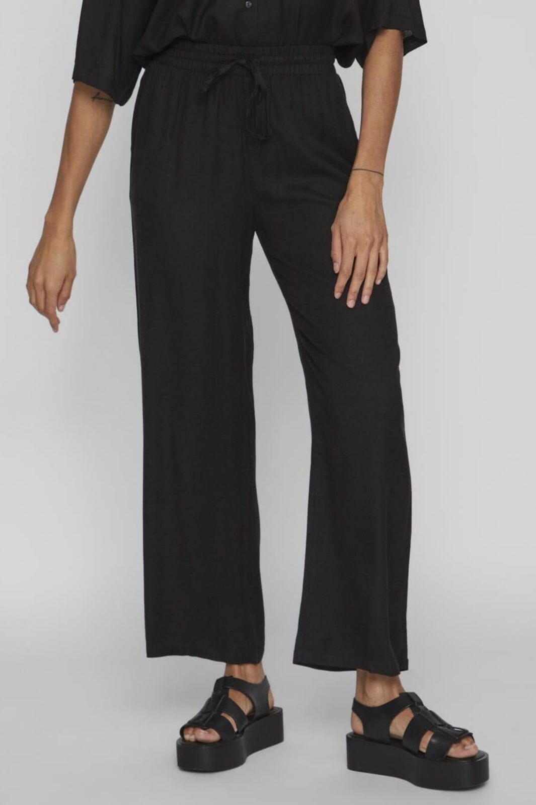 Vila - Vipricil Rw 7/8 Pant - 4197688 Black Bukser 