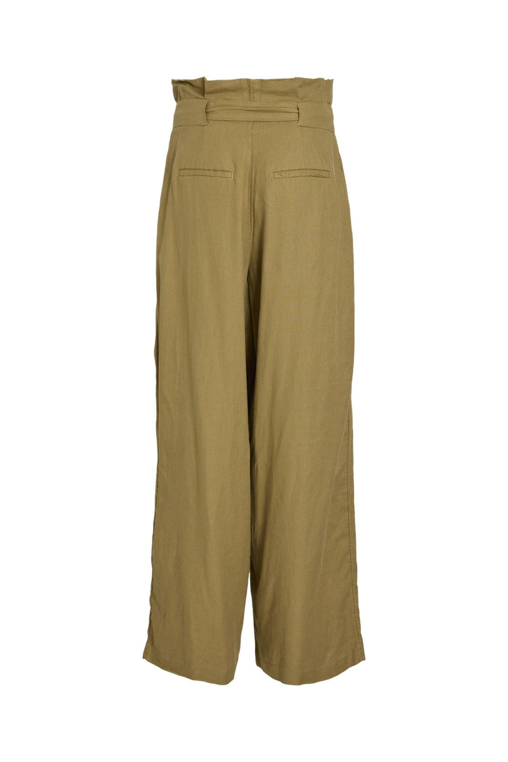 Vila - Visally 7/8 Paperback Trouser/Rou - 4457319 Kelp