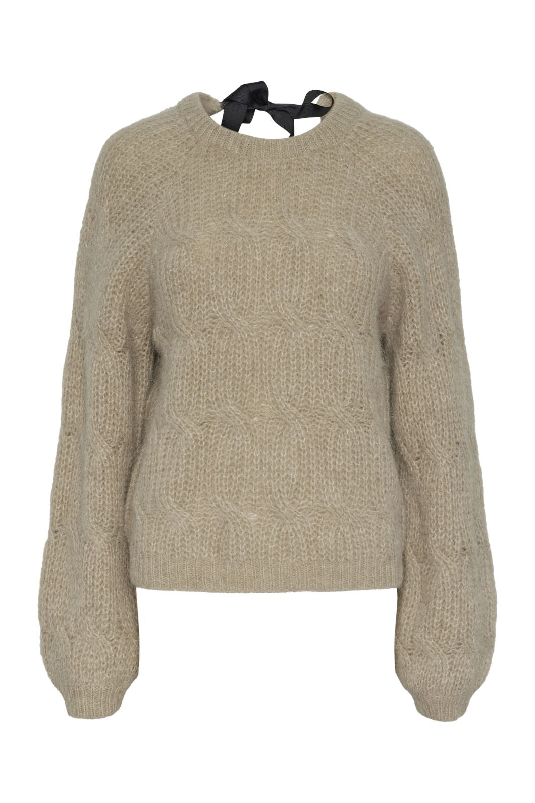 Y.A.S - Yasbola Ls Knit Pullover - 4589742 Abbey Stone