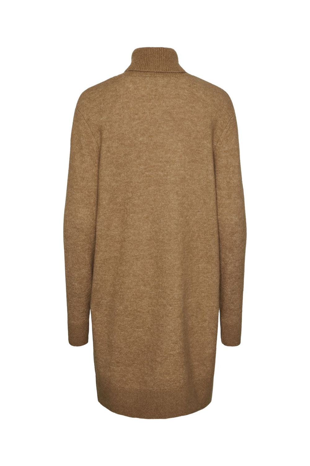 Y.A.S - Yasjuva Roll Neck Knit Dress - 4570392 Tigers Eye Birch Stitch