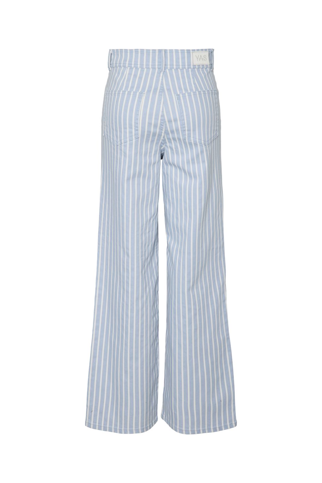 Y.A.S - Yasleonora Denim Jeans - 4734561 Kentucky Blue W. White Stripe