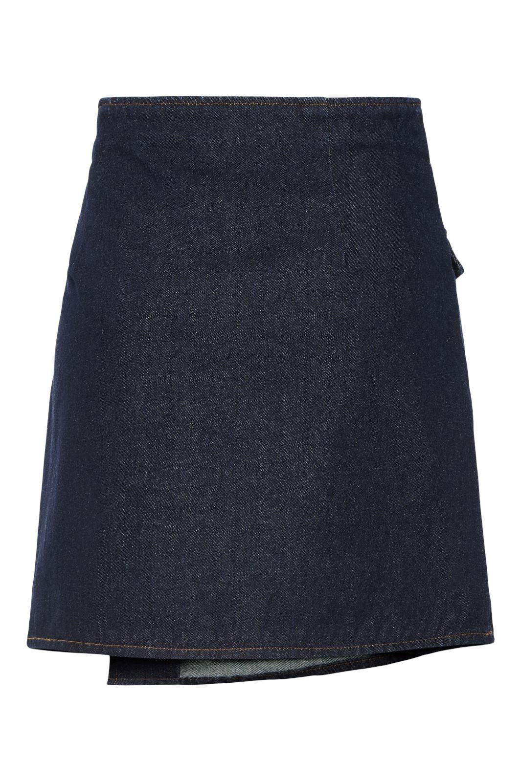 Y.A.S - Yaslisana Hmw Short Denim Skirt - 4625892 Dark Blue Denim