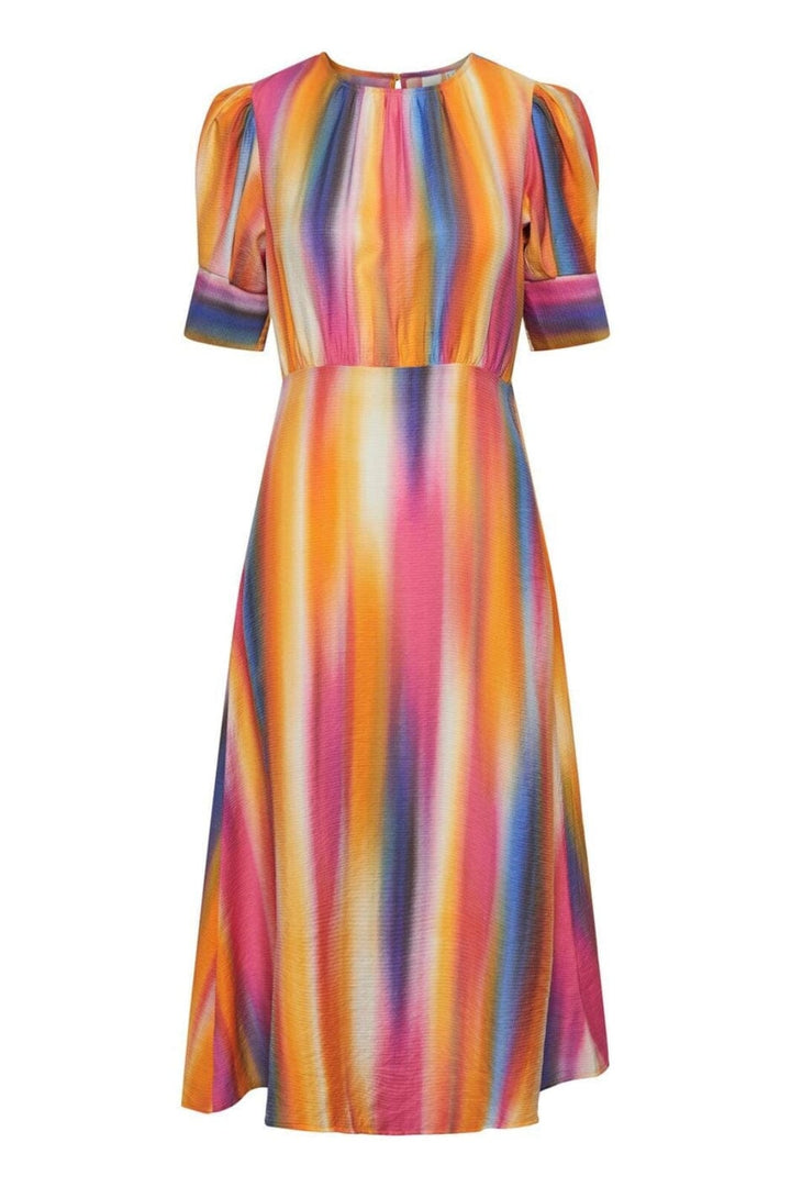 Y.A.S - Yasoma 2/4 Midi Dress S. - 4315637 Dazzling Blue Oma Aop Kjoler 