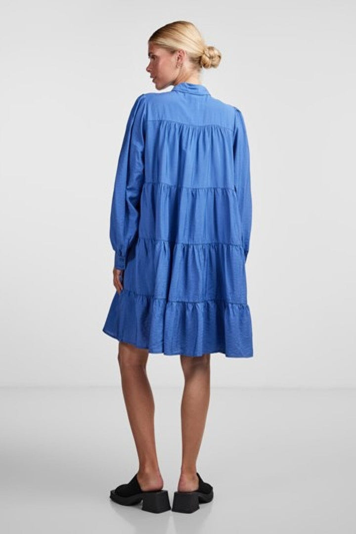 Y.A.S - Yaspala Ls Shirt Dress S. - Federal Blue Kjoler 