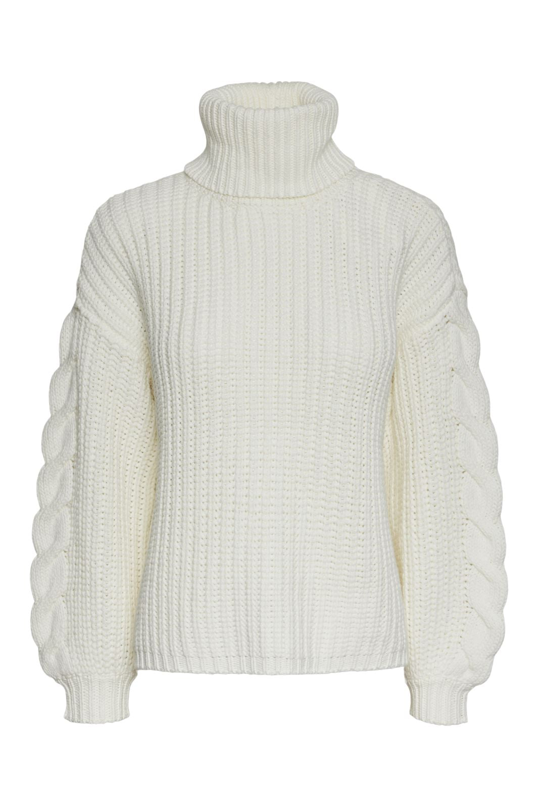 Y.A.S - Yassanne Ls Knit Rollneck Pullover - 4643745 Birch