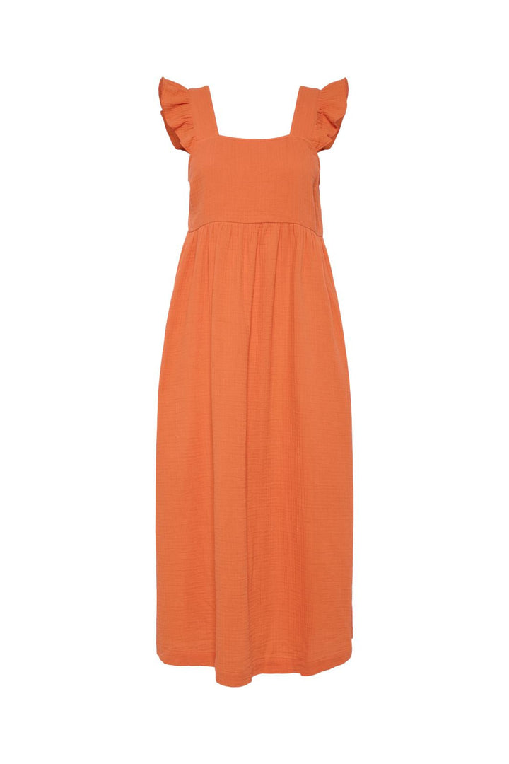 Y.A.S - Yasvimola Sl Long Dress - 4514607 Vermillion Orange