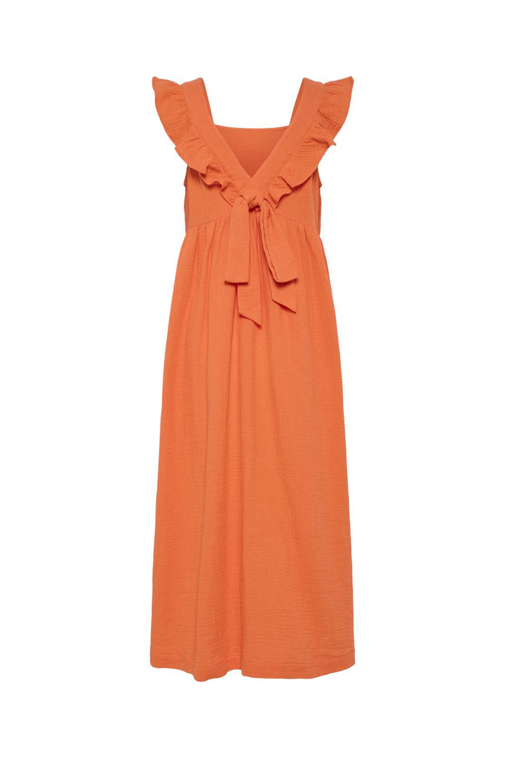 Y.A.S - Yasvimola Sl Long Dress - 4514607 Vermillion Orange