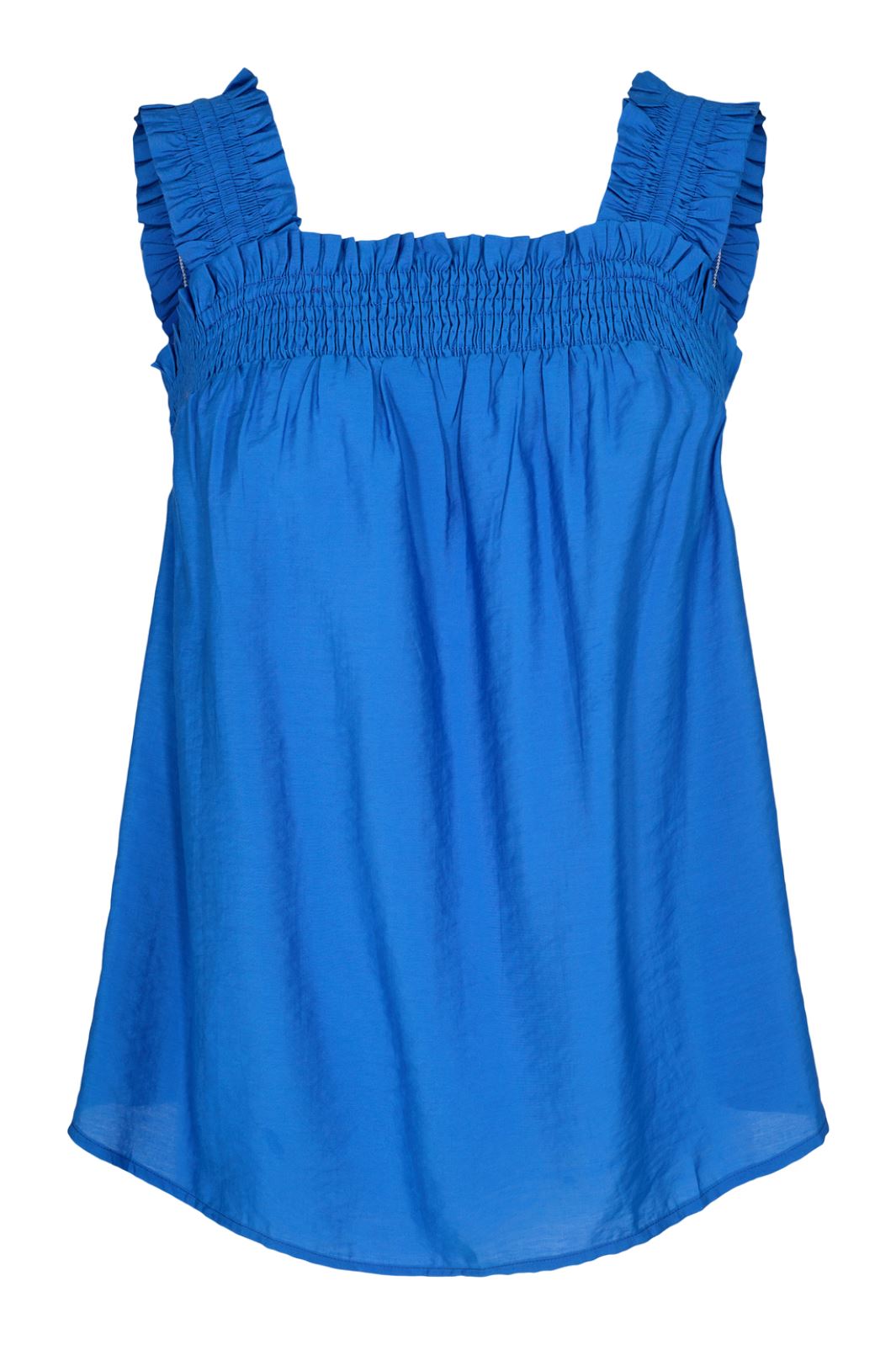 Co´couture - Callum Smock Strap Top - 76 New Blue Toppe 